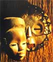 Masques du Nigﾎria et du Ghana - Afrique